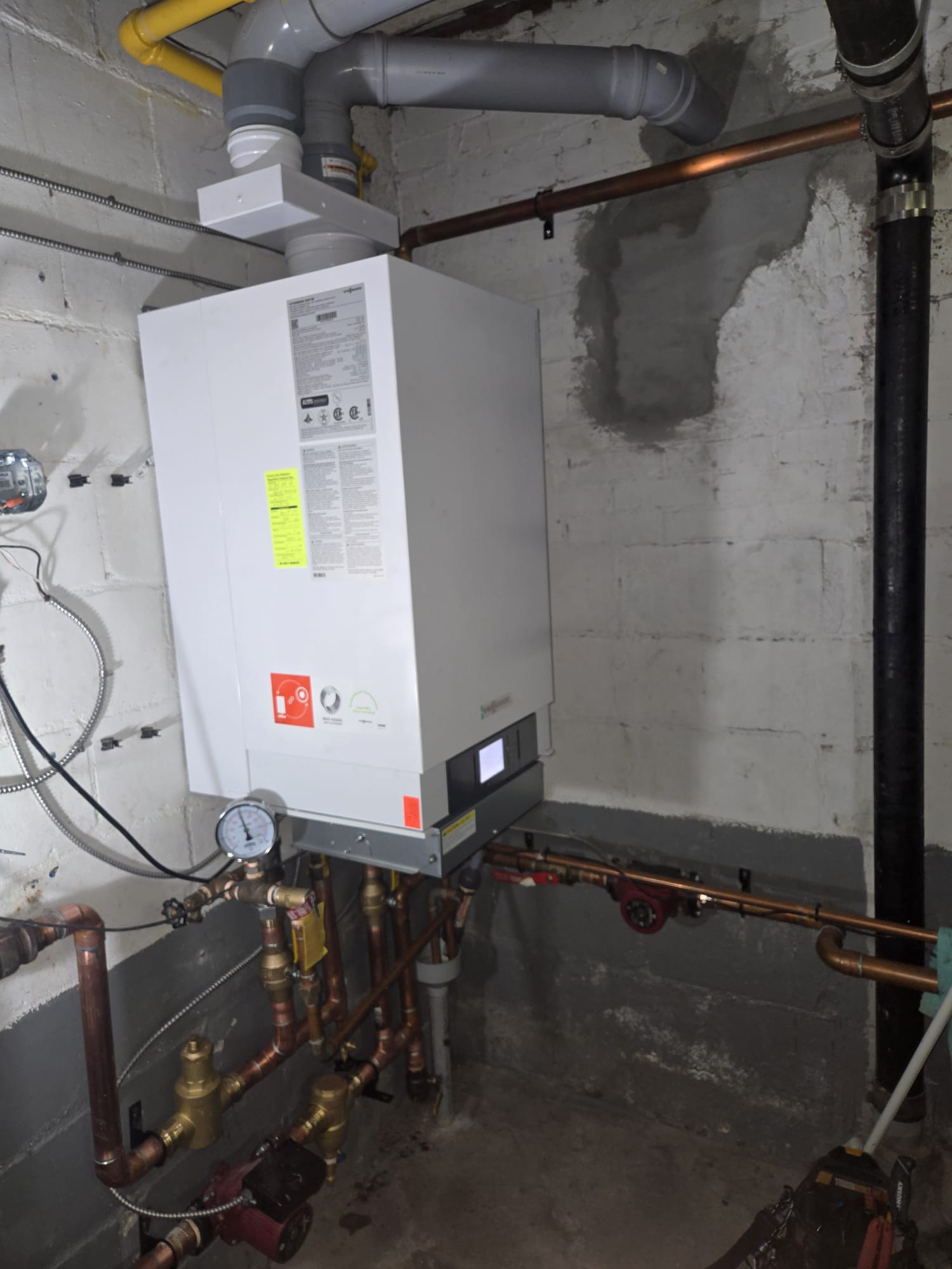 Gas piping and mechanical room infrastructure